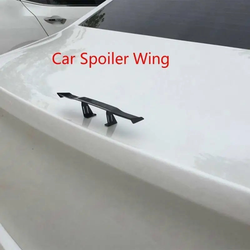 Car Rear Spoiler Mini Spoiler Wing Small Model GT Carbon Fiber Without Perforation Tail Decoration Auto Accessories Car-styling Qme