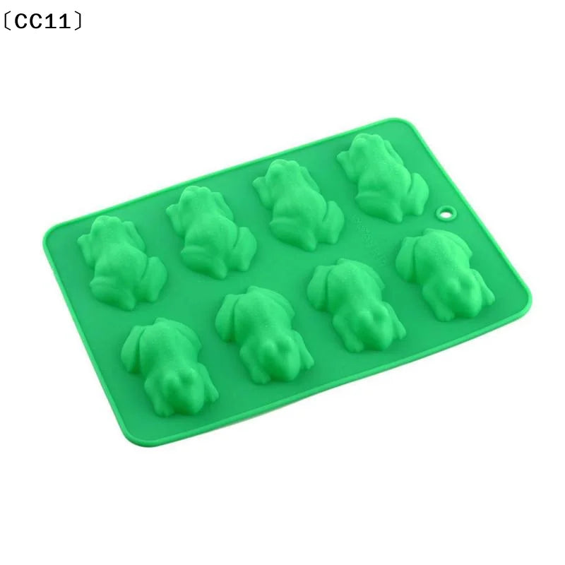 3D Frog Silicone Molds Fondant Candy Chocolate Mould Passover Jello Qme