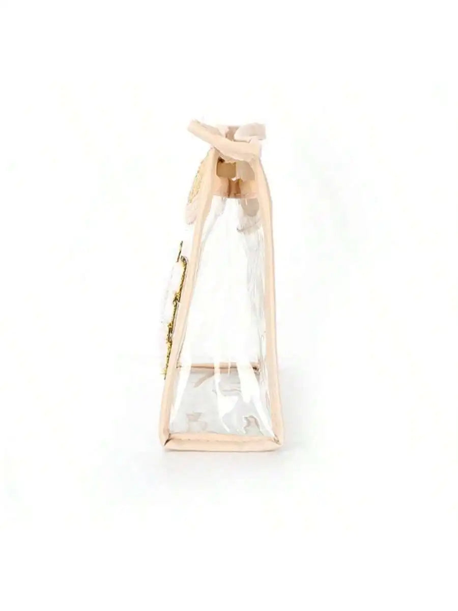 Transparent Makeup Bag Storage Waterproof Zipper Women's Toilet Qme