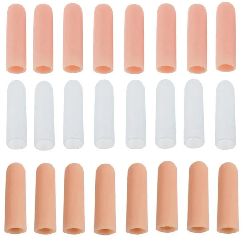 15PCS Silicone Finger Protector Moisturizing Anti-Crack Thumb Cover Thickened Anti-Wear Pain Relief Qme