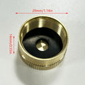 Gas Tank Cylinder Sealed Cap Protect Outdoor Stove Brass Refill 1 LB Qme Default Title