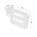 Extendable Refrigerator Organizer Shelf Divider Fridge Side Door Qme Light Grey 4pc