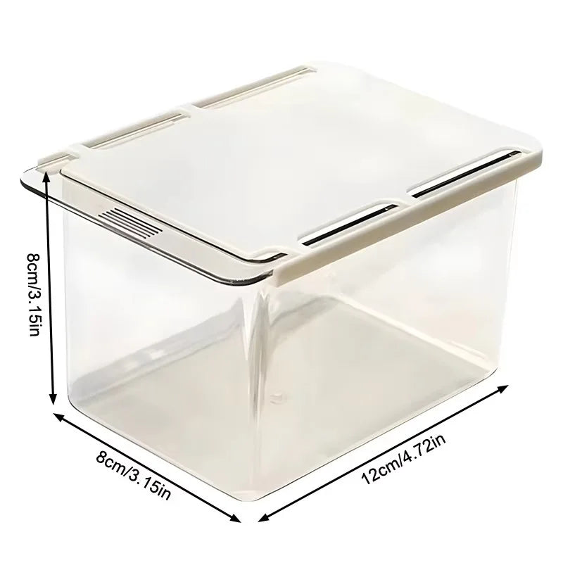 Transparent Bathroom Cotton Stick Makeup Cotton Bathroom Pull-Out Storage Drawer Style Storage Box Under The Mirror Cabinet Qme