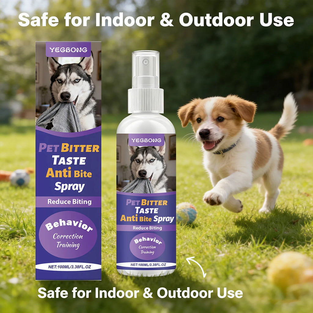 Pets Anti Chewing Spray Behavior Correction Reduce Biting & Chewing Habits Protect Furniture Emit Bitter Taste Training Supplies Qme