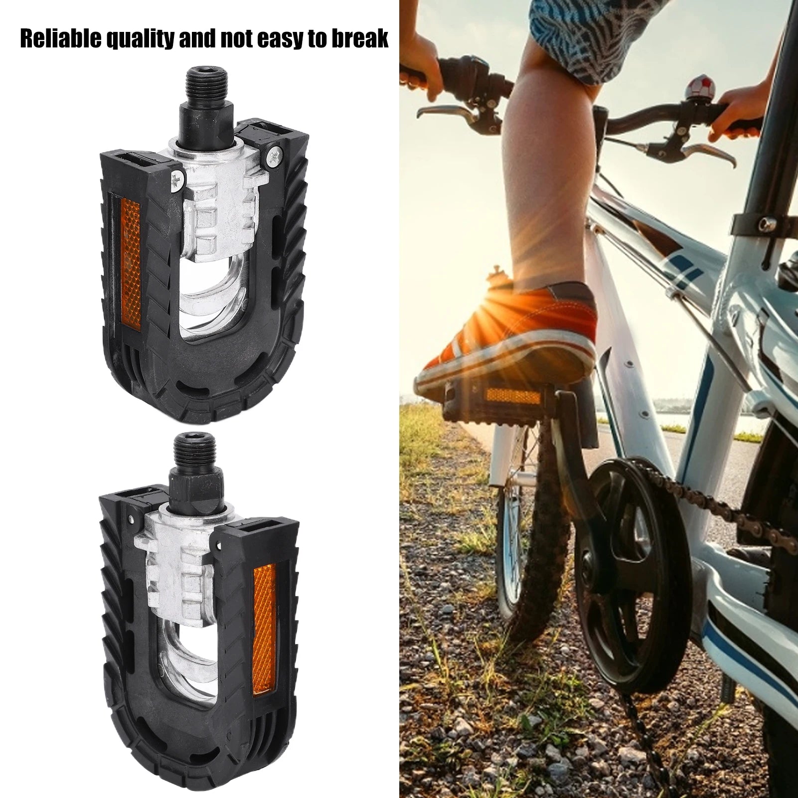 Mountain Bike Pedal Aluminum Alloy Folding Flat Pedals for Cycling Sports Mountain Bike Pedal Cycling Pedals Qme