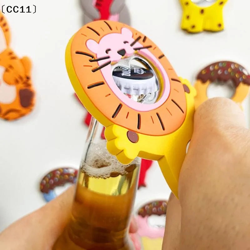 Bottle Opener Shark Magnet Beer Fridge Stickers Practical Gadgets Lid Qme