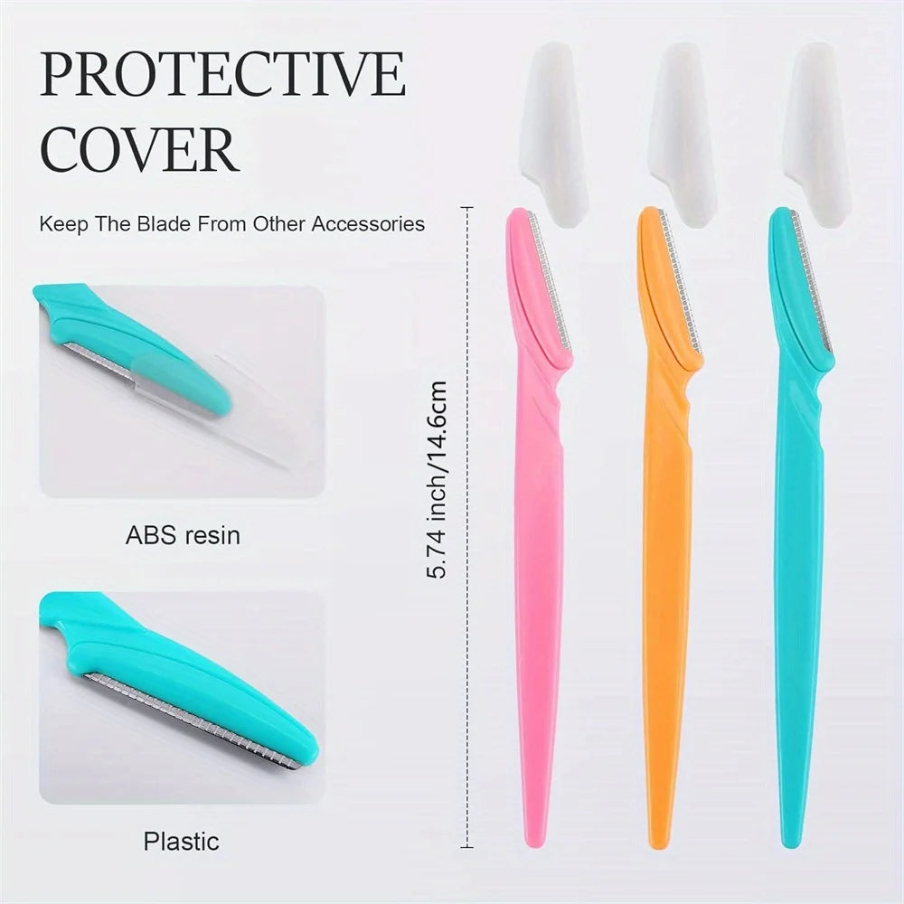 Eyebrow Razor Women Facial Hair Remover Dermaplaning Tool Precision Qme