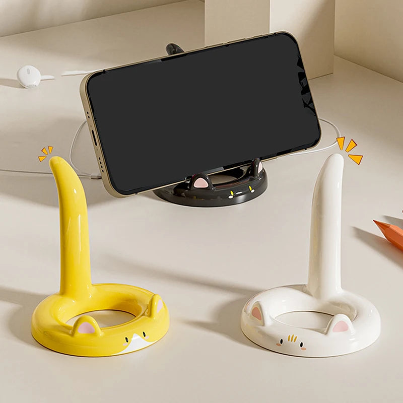 Mini Mobile Phone Holder Creative Desktop Can Be Used As Decorative Qme