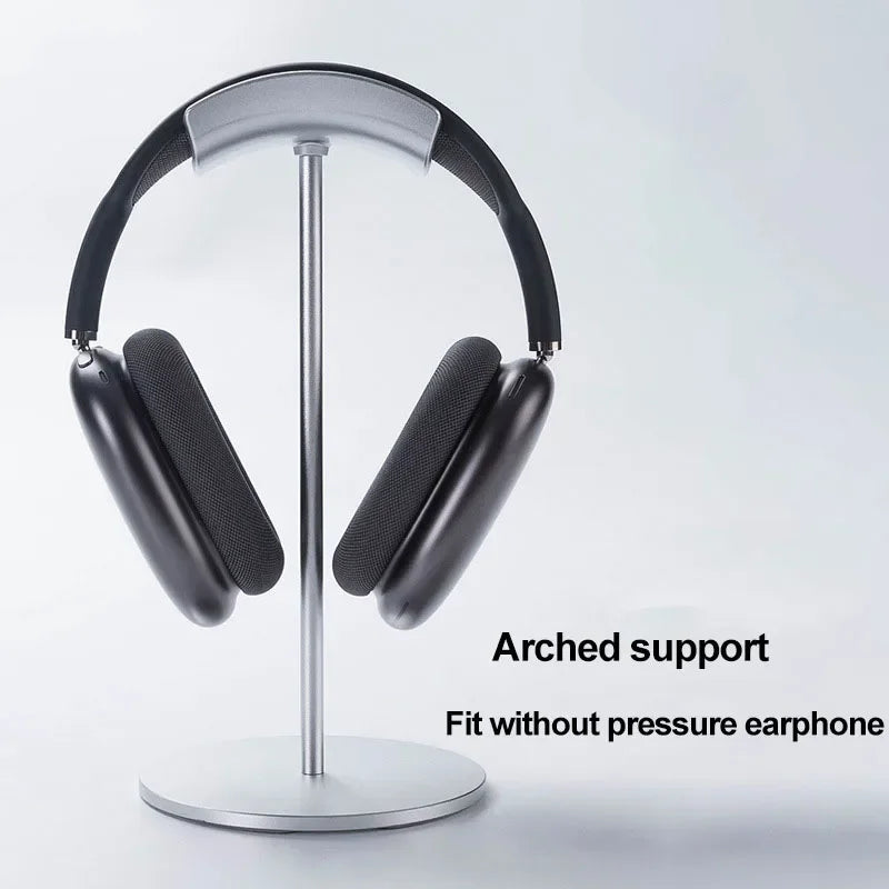 Stylish Non-Slip Aluminum Headphone Stand for Headset Holder Qme