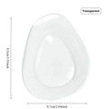 1pair Anti-slip Silicone Gel Inserts Plantar Fascitis Half Insoles Qme Clear