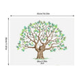 Fingerprint Tree Canvas Wedding Decorative Guest Book Creative Qme A 30x42cm
