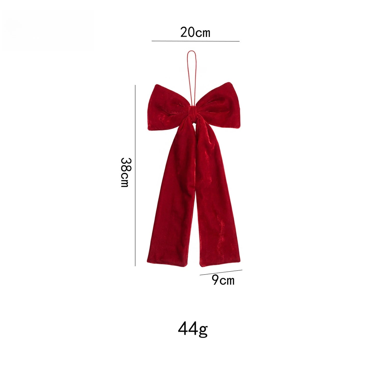 1 Velvety Soft Bendable Fabric Bowknots Christmas Tree Ornaments Door Qme M Other
