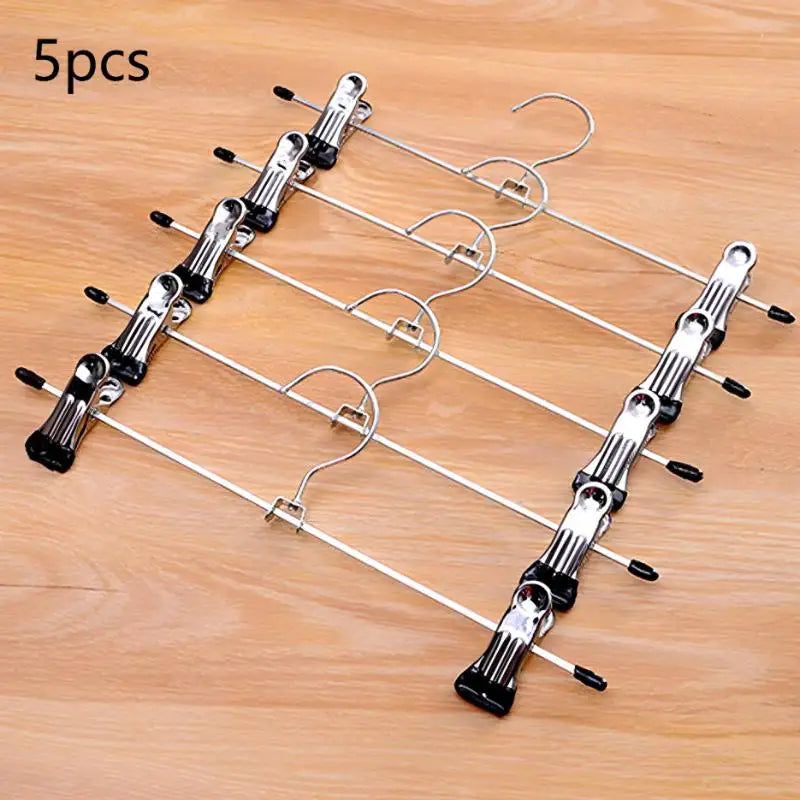 Metal Windproof Hanger Clothes Home Pants Coat Non-slip Drying Qme A1