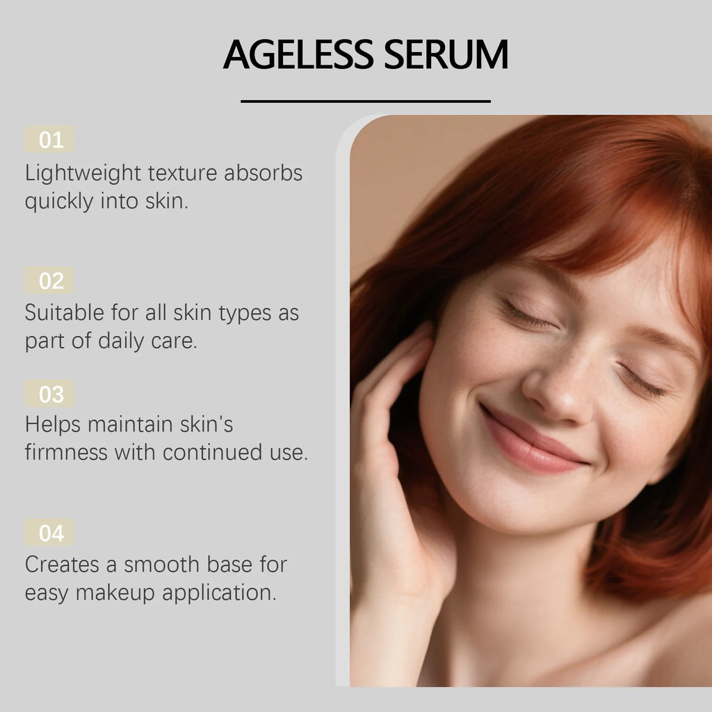 Collagen Face Serum Anti-Wrinkle Firming Moisturizing Brightening Smoothing Skin Hyaluronic Acid Face Essence Daily Skincare Qme