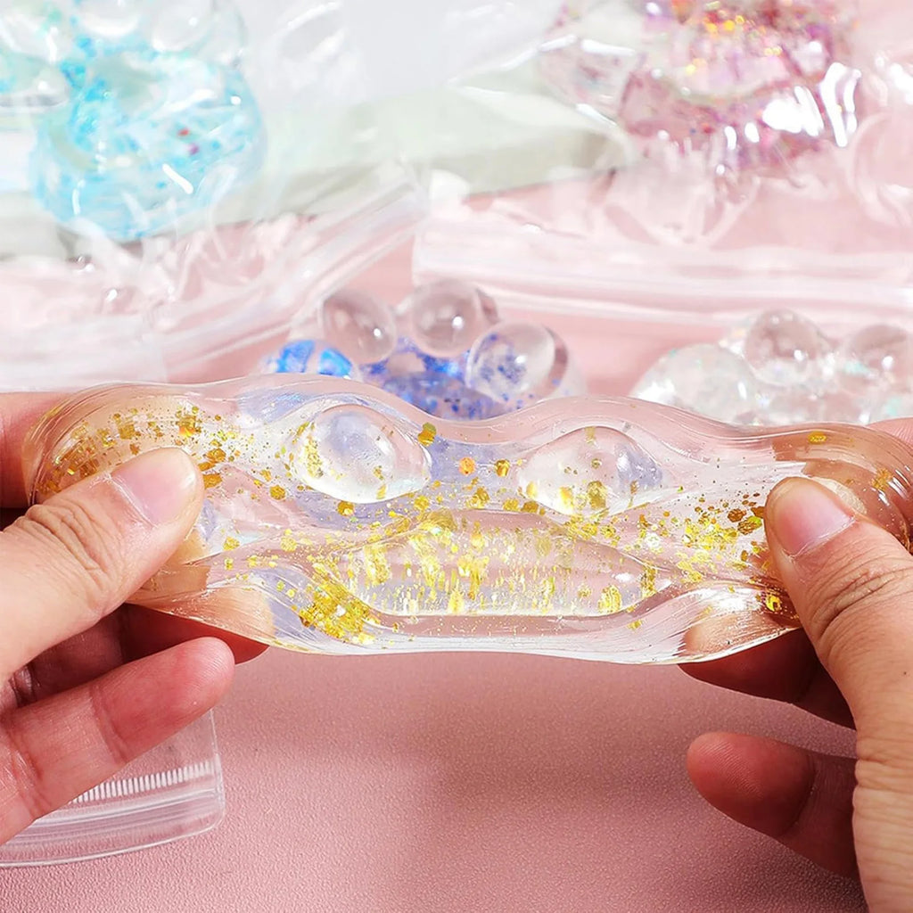 Taba Cat Paw Fun Toys Kawaii Sticky Fidget Toys Holiday Birthday Party Favors Gifts Stress Relieving Toys Qme