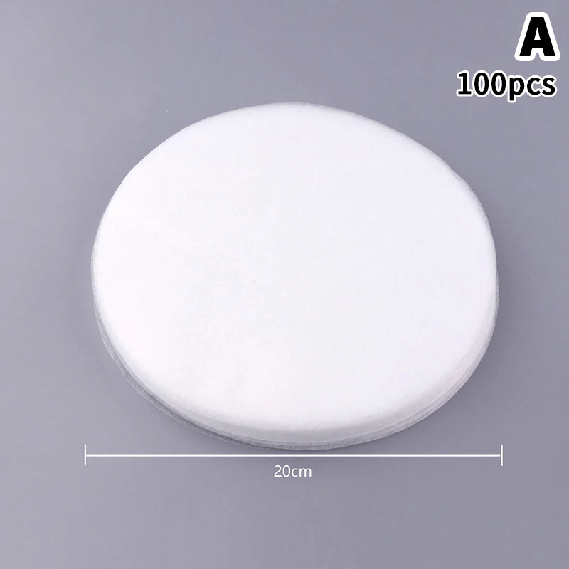 100 200 Sheets Non Woven Fabric Nail Vacuum Cleaner Filter Paper Qme A White