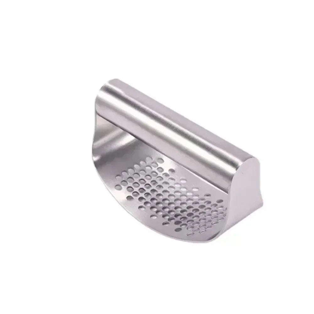 Manual Stainless Steel Garlic Mincer Crusher Press Fruit Vegetable Qme