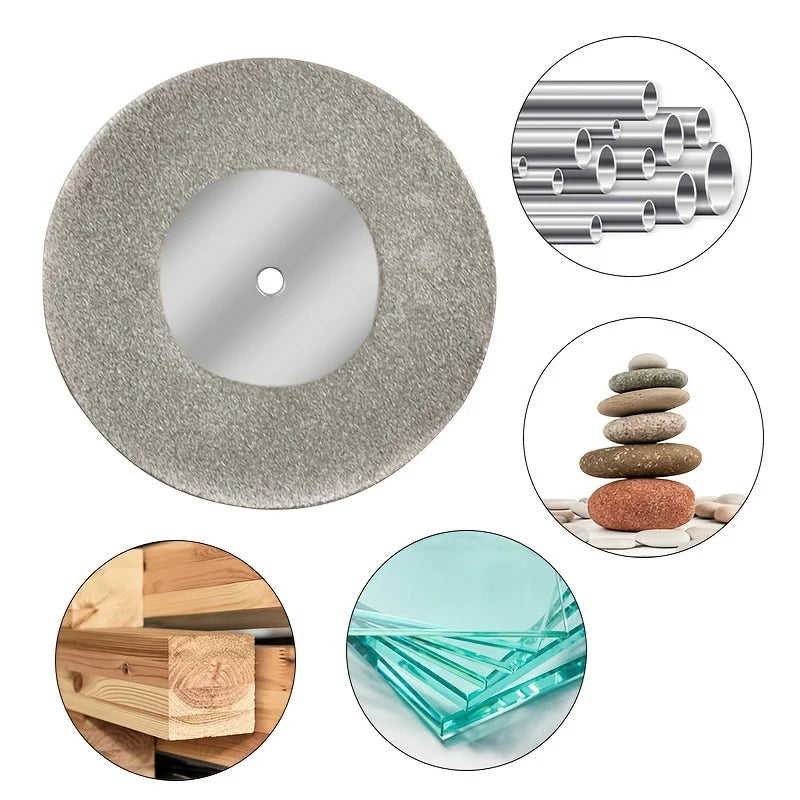 1/5 ultra-thin 1mm Mini Drill Pipe Cutting Wood Stone Plastic Glass Brick Diamond Cutting Disc Wheel Rotating Tool Circular Saw Qme