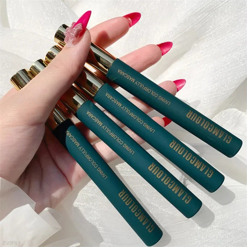 Magic Color Mascara Curl Eyelash Extension Thick Curling No Smudging Waterproof Lengthening Long Lasting Eyelash Makeup Tool Qme