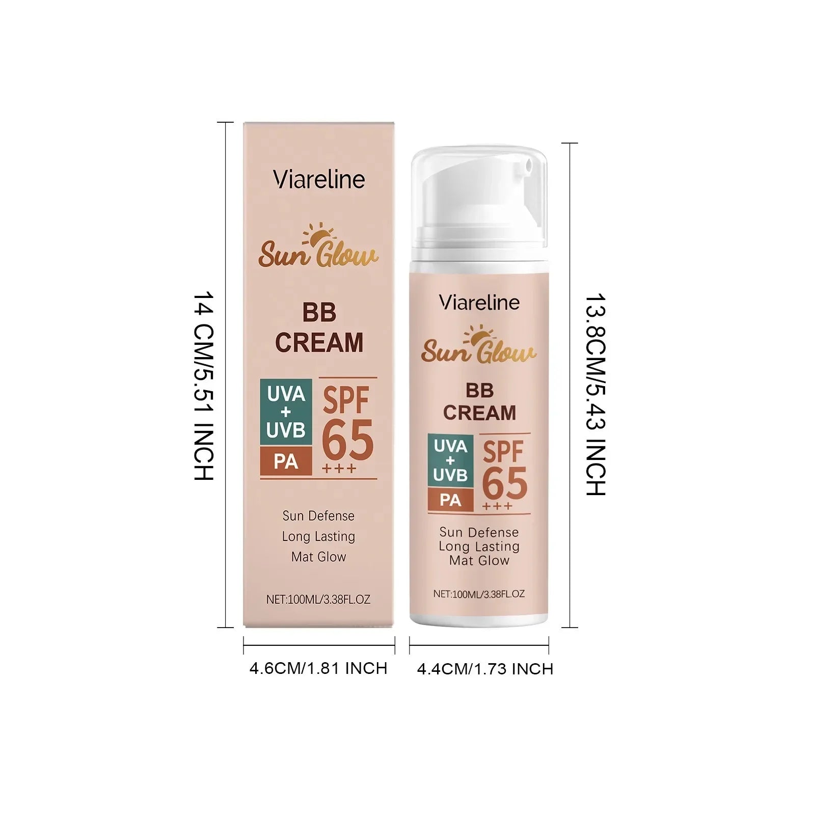 Lightweight Hydrating Tinted BB Cream - Non Greasy Protective Summer Outdoor Facial Defense Daily Face Makeup Base Foundation Qme