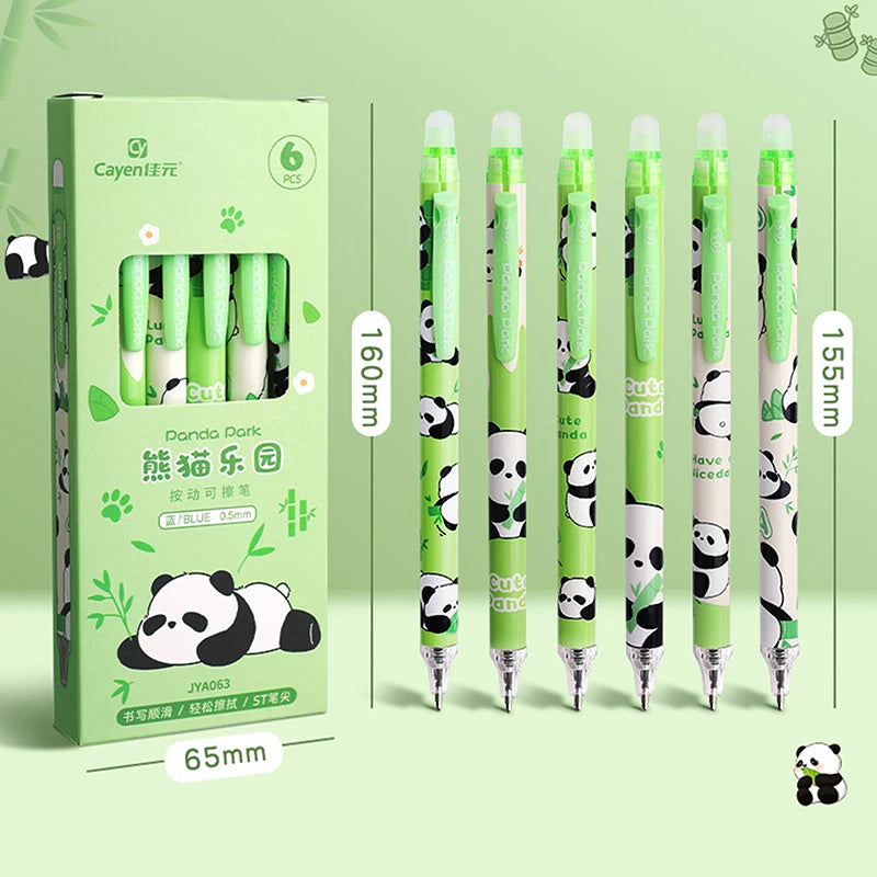 Cute Capybara Panda Gel Pens Erasable Office School Supplies Kawaii Qme