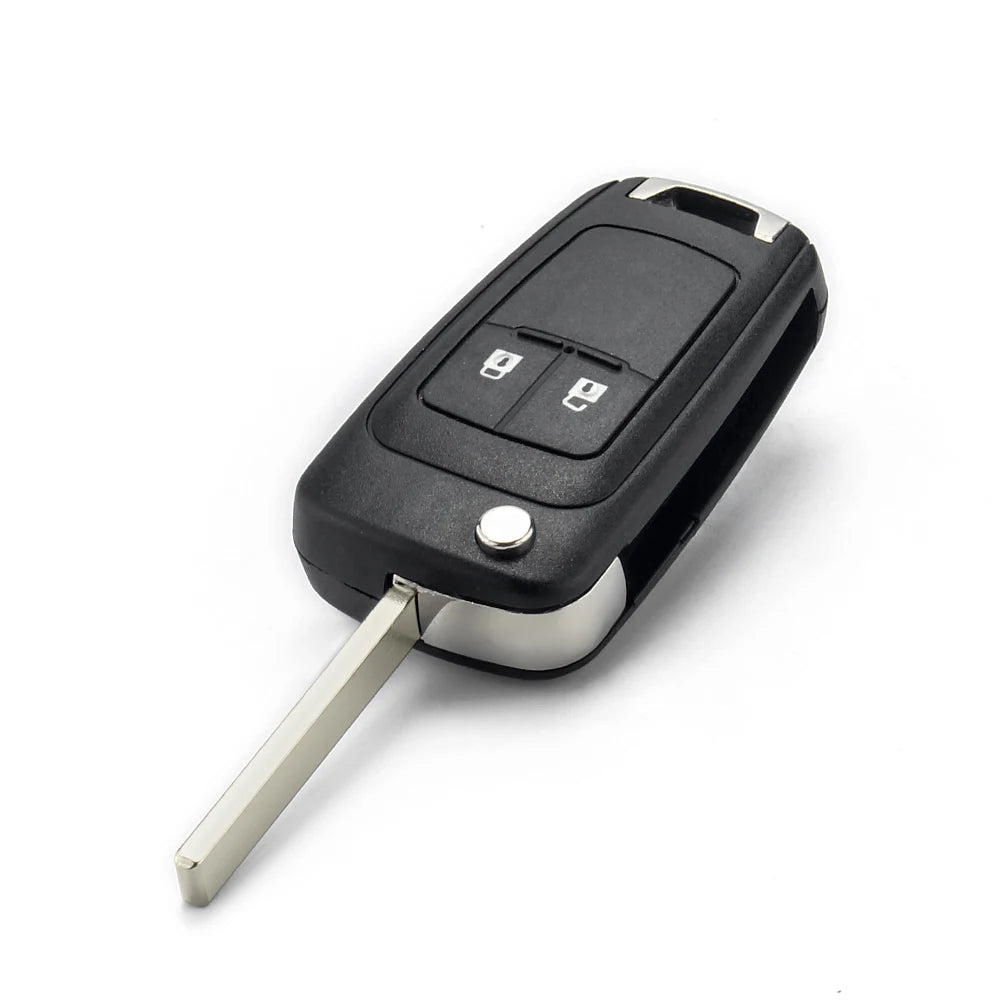 2 Buttons Flip Remote Car Key Shell for Chevrolet Aveo Cruze Epica Camaro Lova Impala Sail Spark Key Case Accessories Qme
