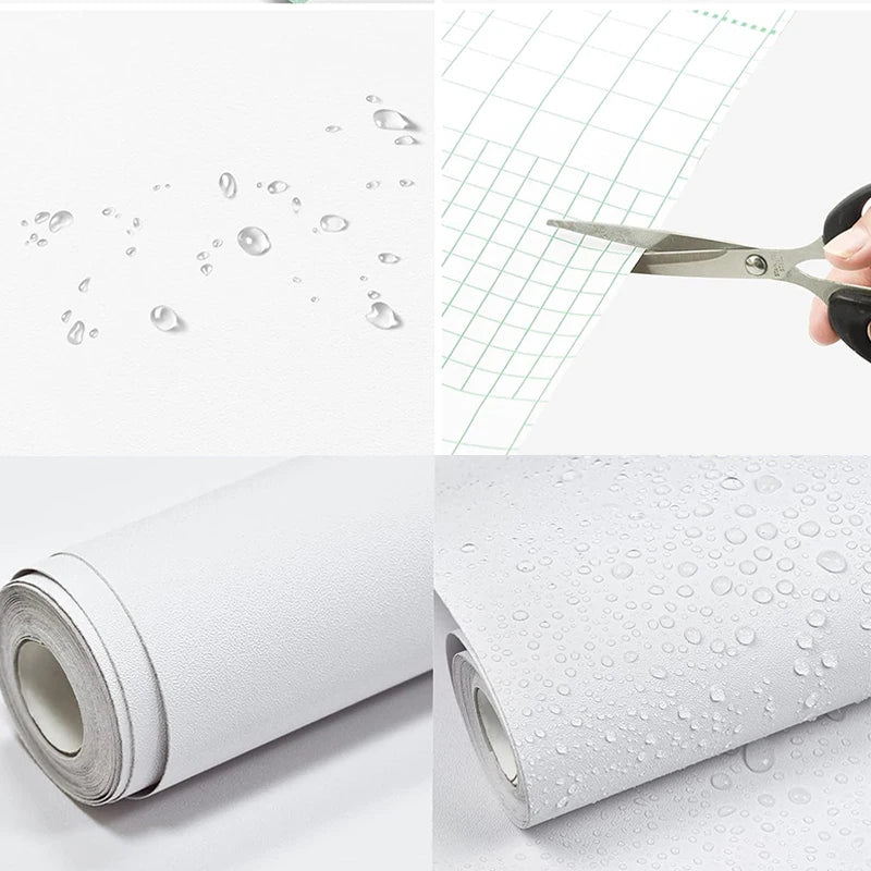 Vinyl Peel Stick Stickers PVC Self-adhesive Wallpaper Wall Furniture Qme