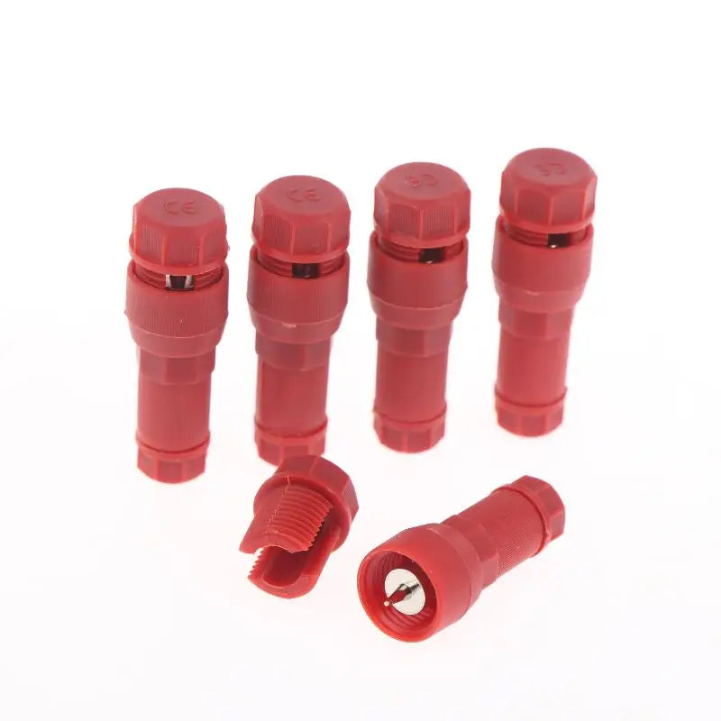 5/10Pcs T-shaped Gauge Wire Connectors For Landscape Lighting Low Voltage Waterproof Replacement Landscape Light Cable Connector Qme Red 5pcs