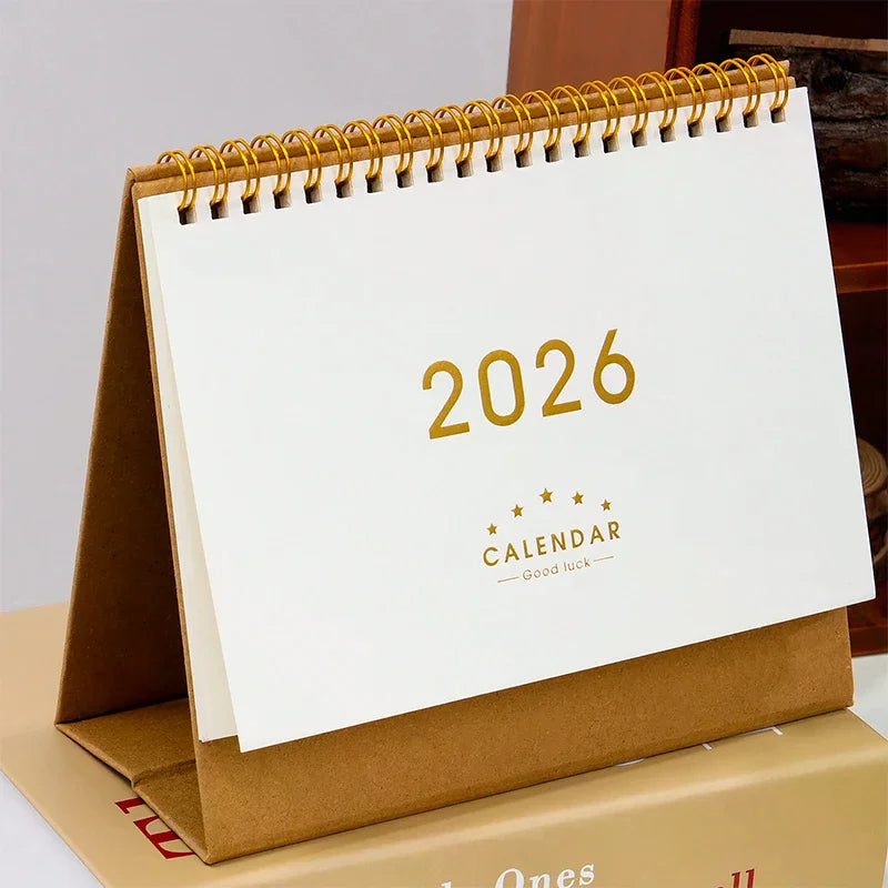 2026 Desk Calendar Annual Do List Monthly Daily Planner Time Qme