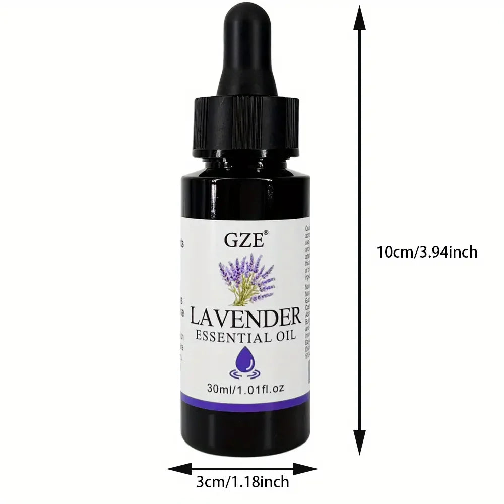 GZE Lavender Essential Oil - Natural Lavender Essential Oil for Light Beige and HairCare, DlY & Diffuser, Premium Essential Oil Qme