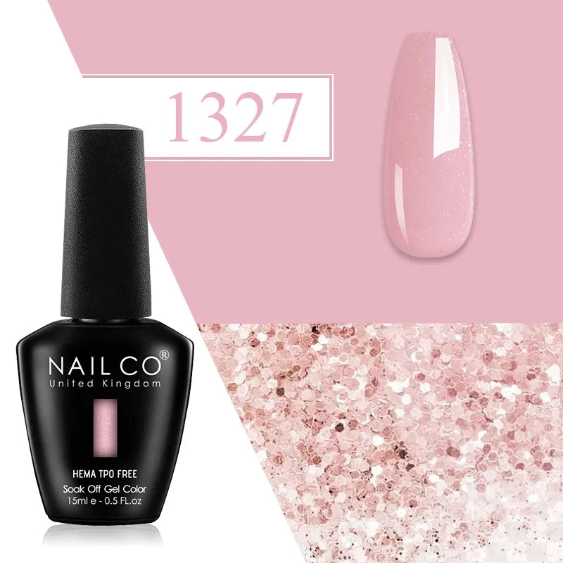 NAILCO Plum Gel Nail Polish Matte Coat Autumn Winter Semi Permanent
