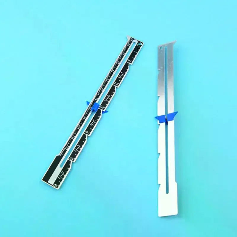 Metal Sliding Guage Sewing Measuring Tool Quilting Accessories Notions Qme