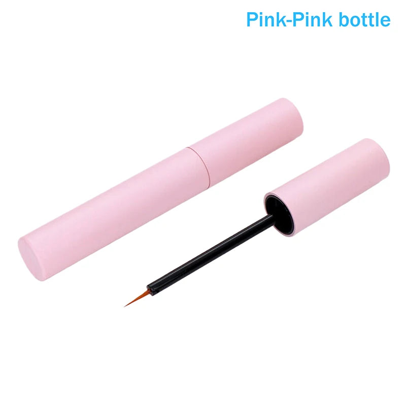 Transparent Empty Bottle Designed Eyelash Adhesive Eyeliner Solution Qme Pink 2