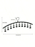 1 Multifunctional Clip Hangers Wet Dry Space-saving Clothes Hanger Qme 1pc