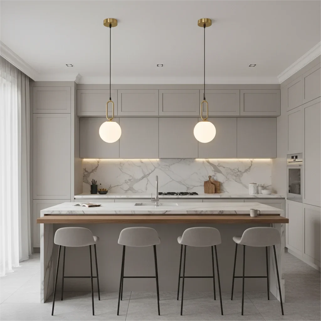 Modern Pendant Light Nordic Minimalist Hanging Lamp Ceiling Decoration PVC Ball Lighting Living Bedroom Dining Room Qme