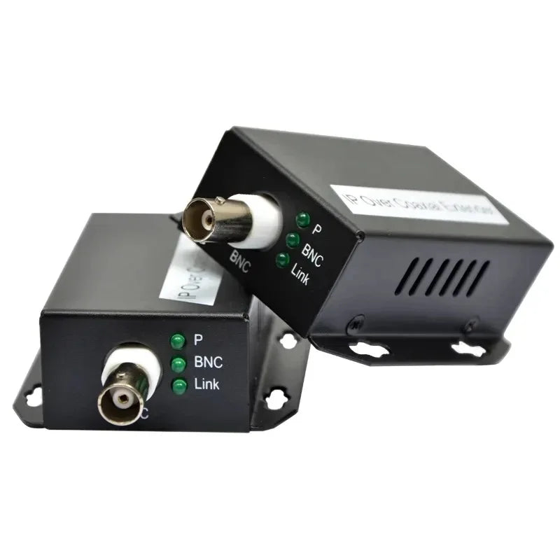 1PCS IP Network to Coaxial Camera Transmission Extension Cable 500m Elevator Surveillance Digital Transmitter Qme