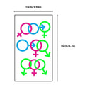 Men and women meet the chest abdomen leg sexy pattern temporary stickers waterproof and sweat-proof color tattoo stickers Qme SL-015