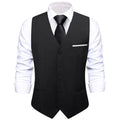 Slim Single Waistcoat Green or Yellow or Apricot or Pink or Black Blue Sleeveless Simple Formal Daily Vest Qme DPTH-MJDJ3371 M