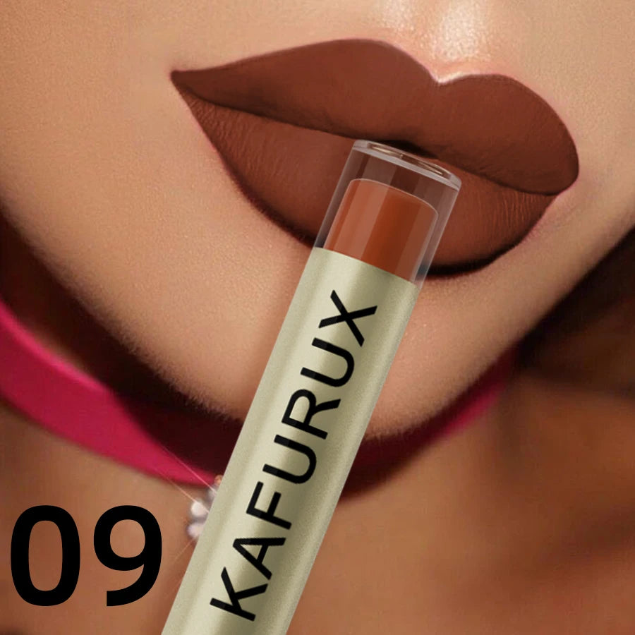 20 Colors Dark Brown Nude Liquid Lipsticks Waterproof Velvet Matte Qme 09
