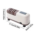 Cutter Sharpener 4-Stage Scissor Grinder Suction Cup Base USB Qme China Mainland Grey 17.5x7.5x5cm