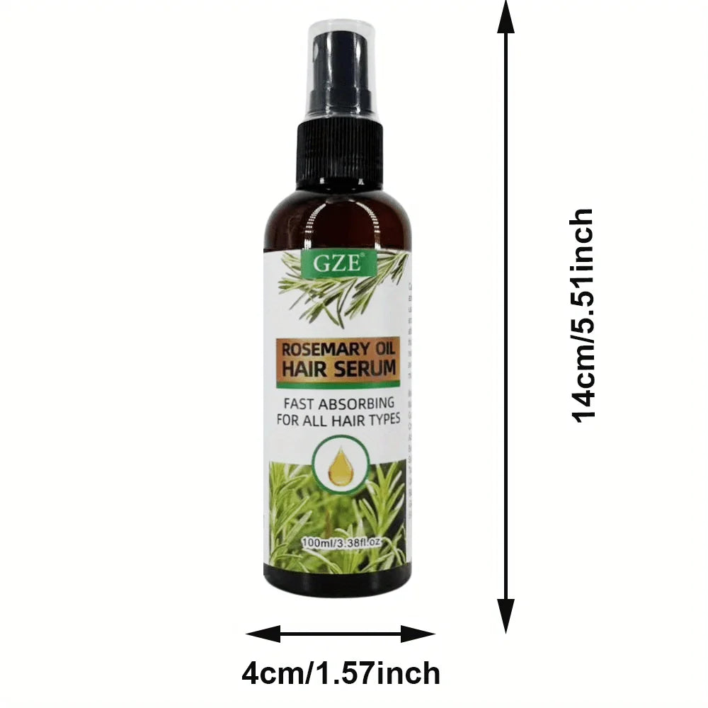 GZE Rosemary Oil Hair Serum Mist Spray trong Hair Heat Protection Anti-Breakage For Dry And Damaged Hair Repair Split Ends Qme ROSEMARY OIL SERUM