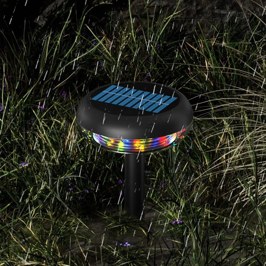 Solar Lights Outdoor Rechargeable 3 Modes Detachable Stake Changing Qme