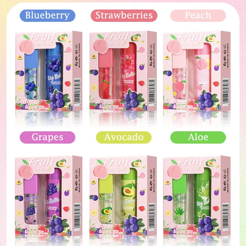 Fruit Lip Oil Lasting Moisturizing Nourishing Lipstick Long-term Care Qme