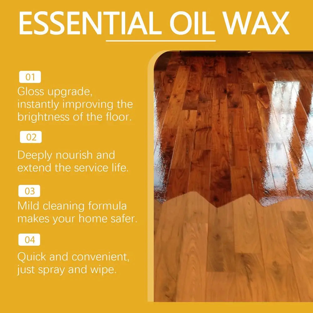 Beeswax Essential Oil Wax Wood Furniture Floor Restores Shine Care Qme