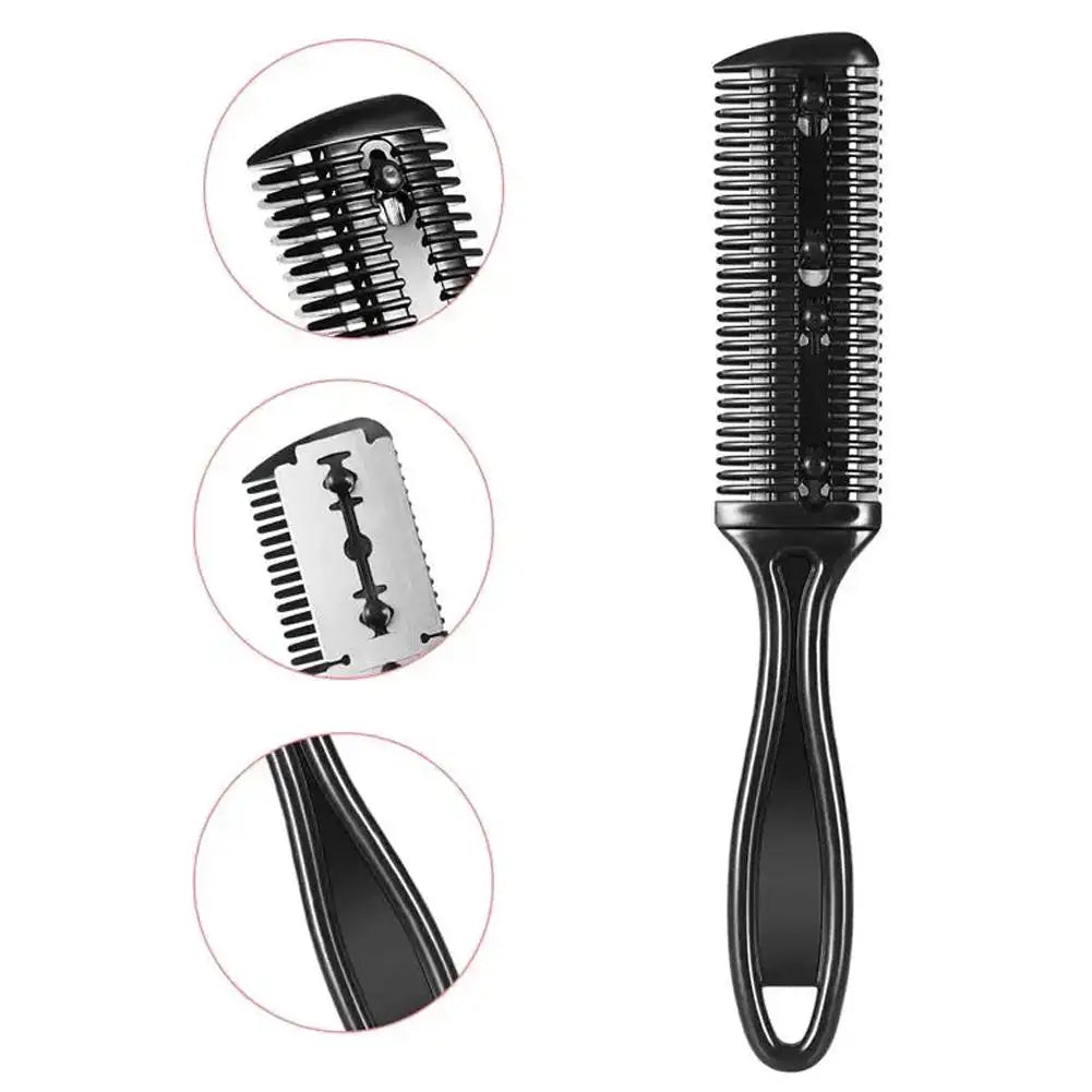Hair Trimmer Razor Blade Trimming Salon Shave Shaving Comb Thinning Qme