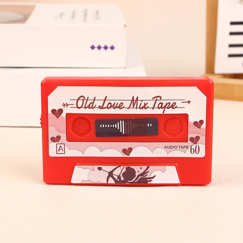 Creative Plastic Voice Recording Cassette Tape 60/300 Seconds Voice Recorder Greeting Card Small gifts Qme