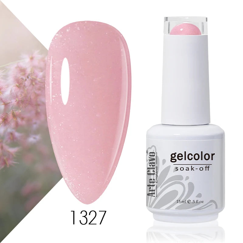 Arte Clavo Solid Gel Nail Polish Rainbow Summer Varnish Soak Off