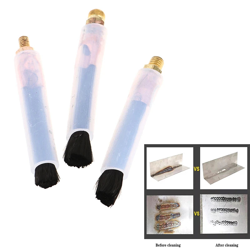 Copper Head Weld Brushes Polishing Machine Welding Seam Cleaner M6 M8 Qme