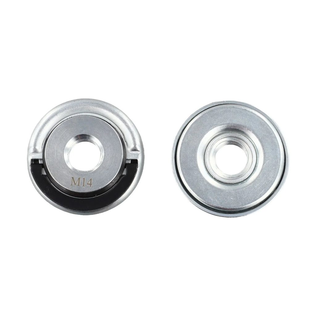 2 PCS M 14 Quick Release Nut Clamp Angle Grinder Nuts Suitable For Angle Grinder Replacment Lock Nuts Accessories 45x9.5mm Qme