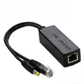 2pcs 48V to 12V POE Splitter 10/100Mbps with IEEE 802.3af/at Active Power Over Ethernet Adapter for IP Camera Surveillance Qme 2pcs